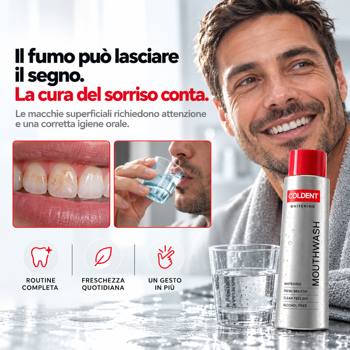 COLDENT™ - Colluttorio Sbiancamento Immediato