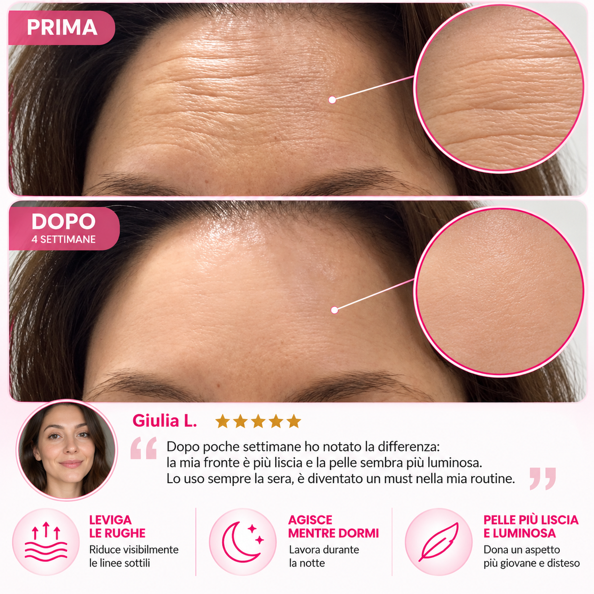 FORELIFT™ | Patch Notturni Leviganti Rughe