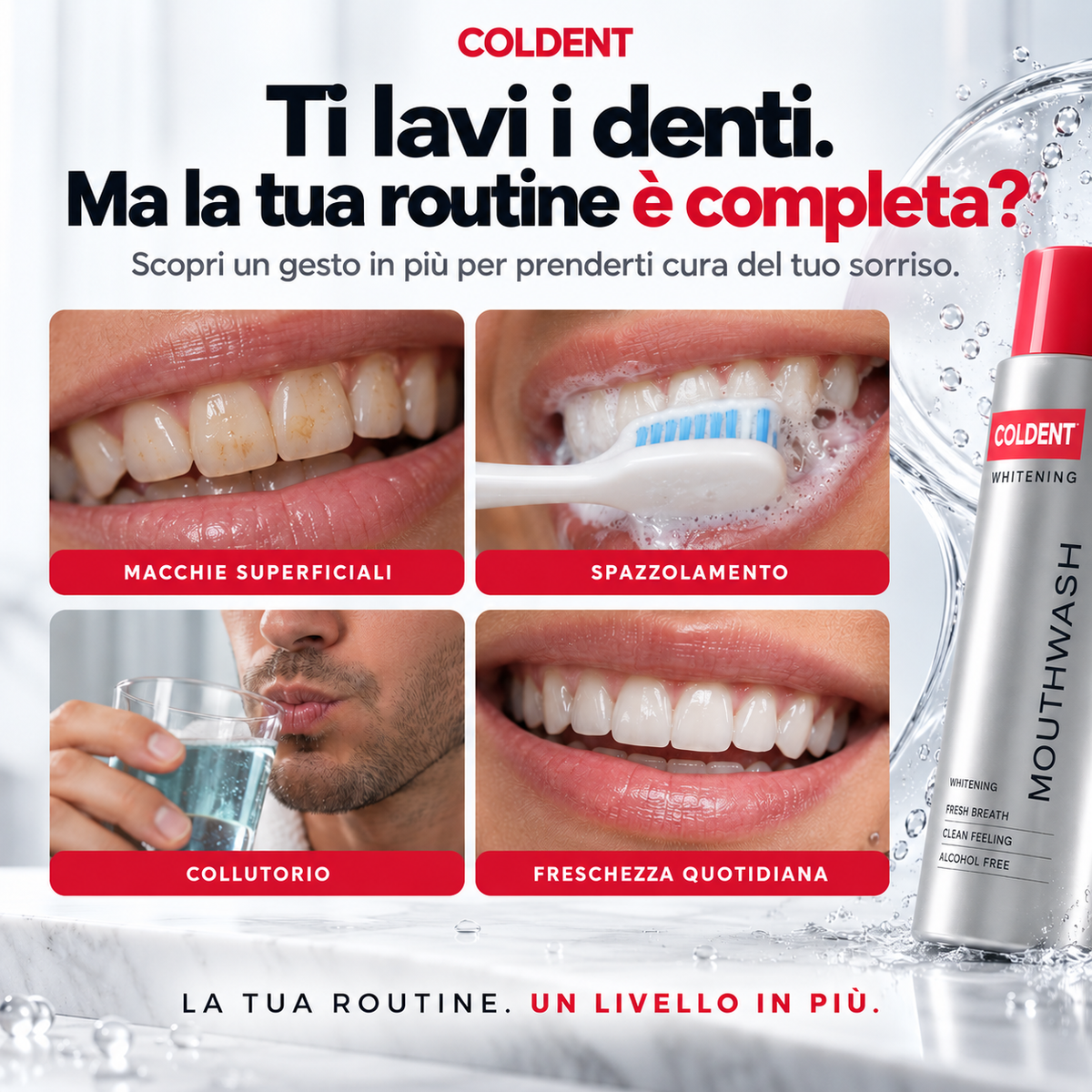 COLDENT™ - Colluttorio Sbiancamento Immediato